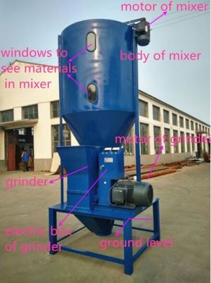 Mikser 750 Kg / h 1000 Kg / h Chiqish